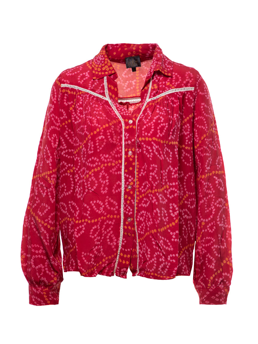 Chemisier en soie «Coco» de COFUR