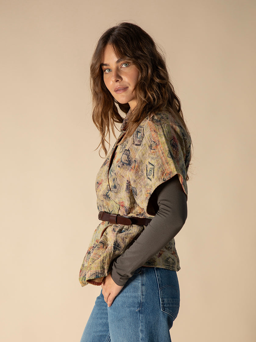 Veste «Kantha Cape Reversible» de COFUR