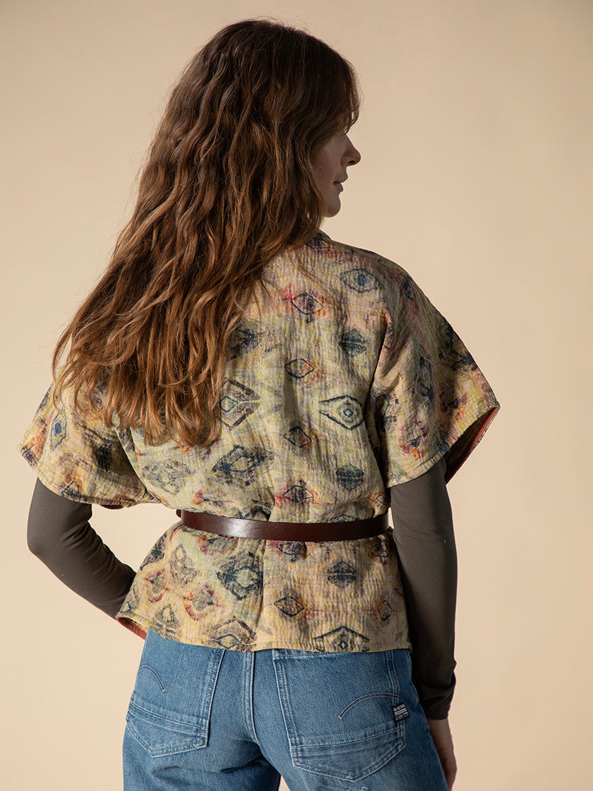 Veste «Kantha Cape Reversible» de COFUR