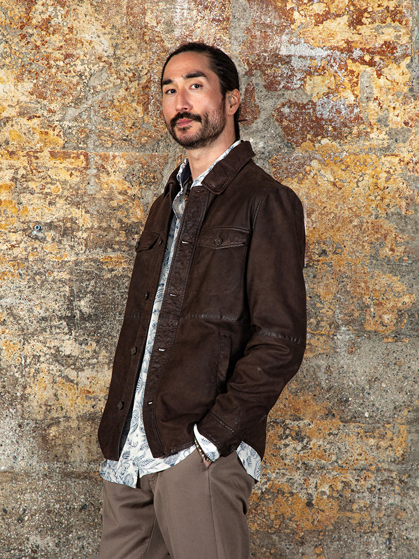 Lederjacke «Louis» von Q-21