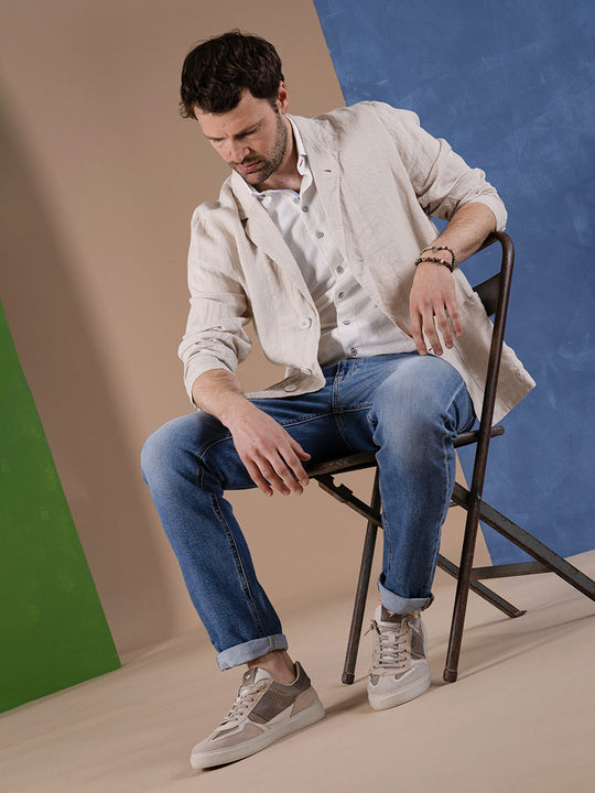 Blazer en lin de TRANSIT