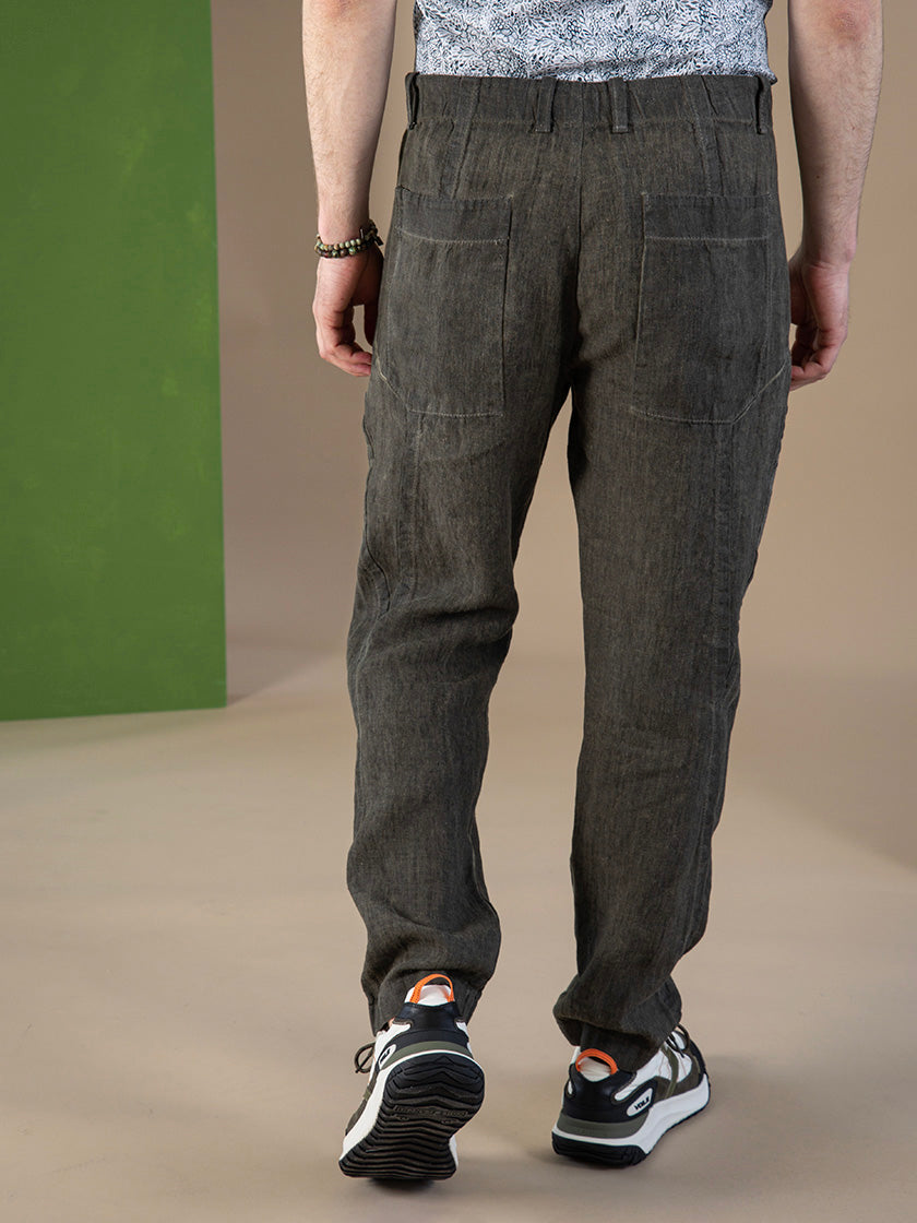 Pantalon en lin de TRANSIT