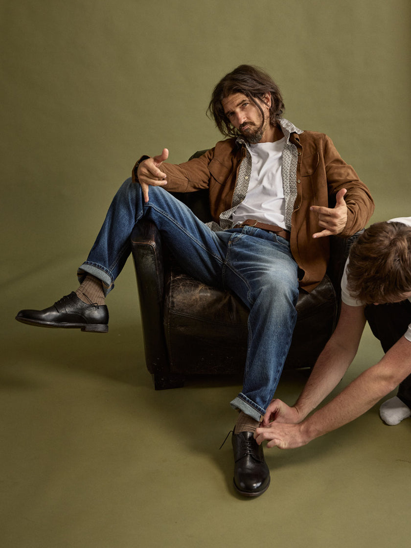 Lederhemd «Weston Goat Suede» von FREAKY NATION