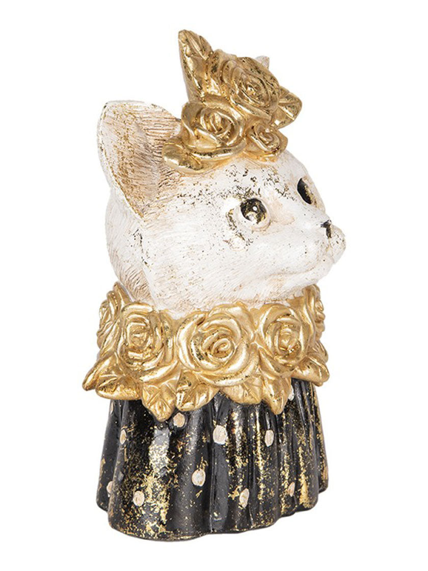 Figurine décorative «Cat black/white»