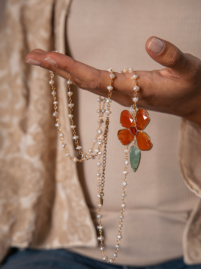 Collier «Velvetpearl» de CORAZON