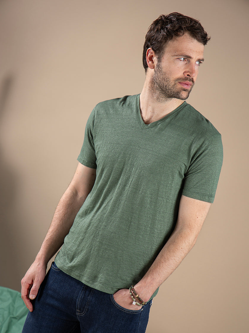 T-shirt « col en V » de DANIELE FIESOLI