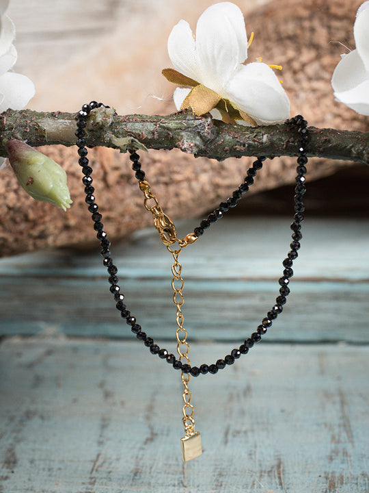 Fusskettchen «Finello gold schwarz» von CORAZON