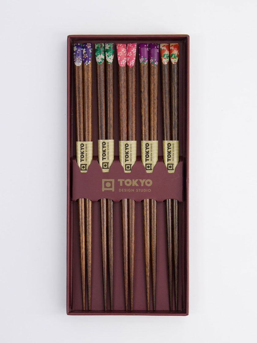 Coffret cadeau de baguettes « Japan Flower »
