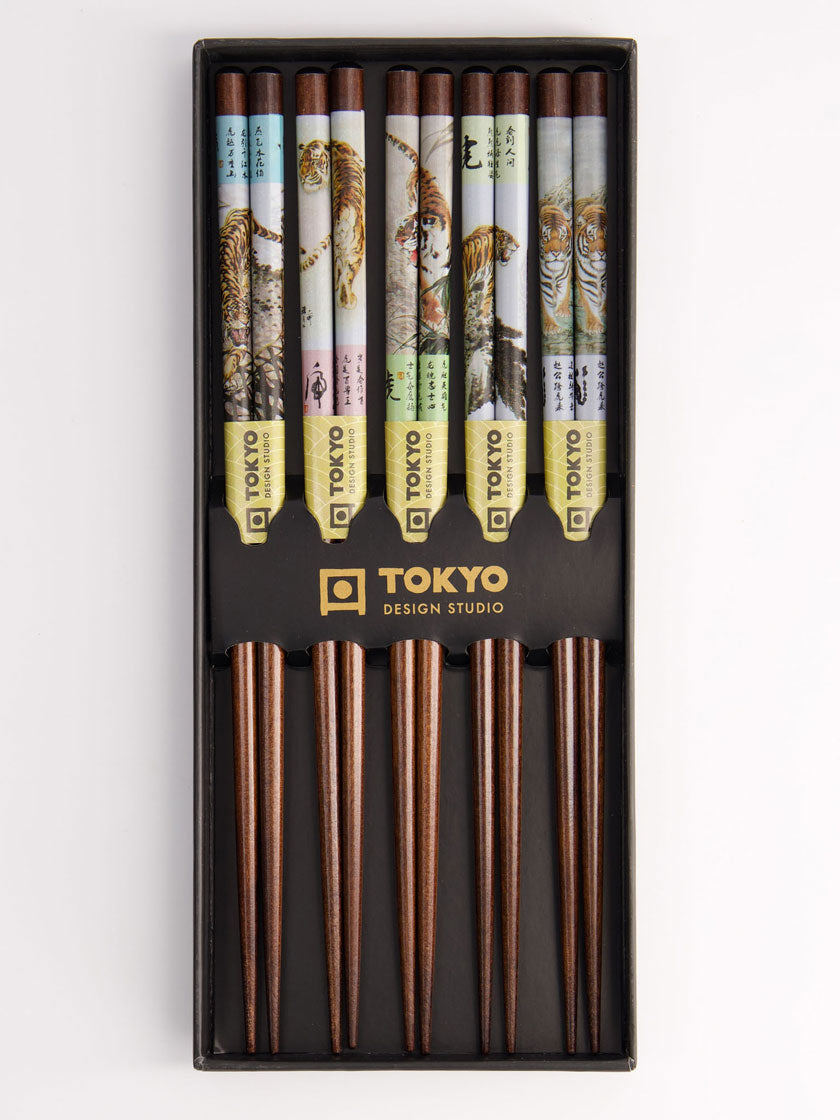 Coffret cadeau de baguettes «Tiger»