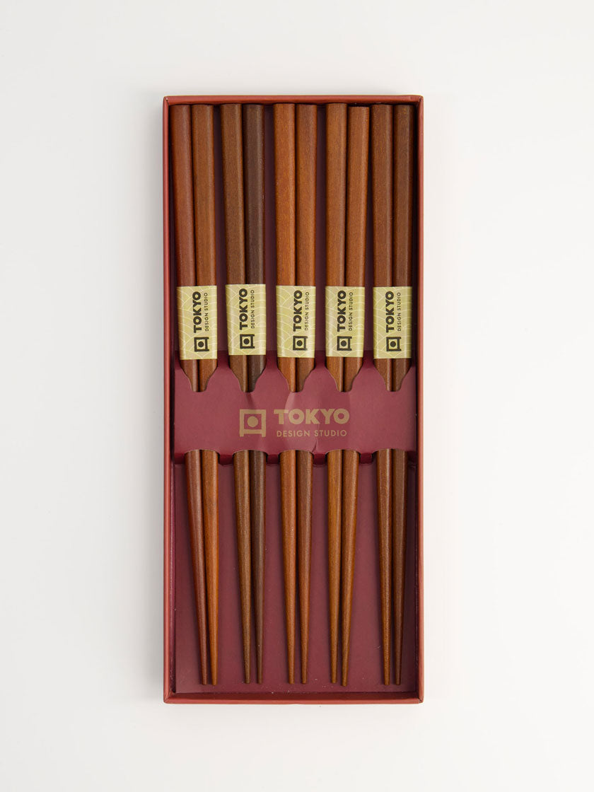 Coffret cadeau de baguettes « Plain Brown »