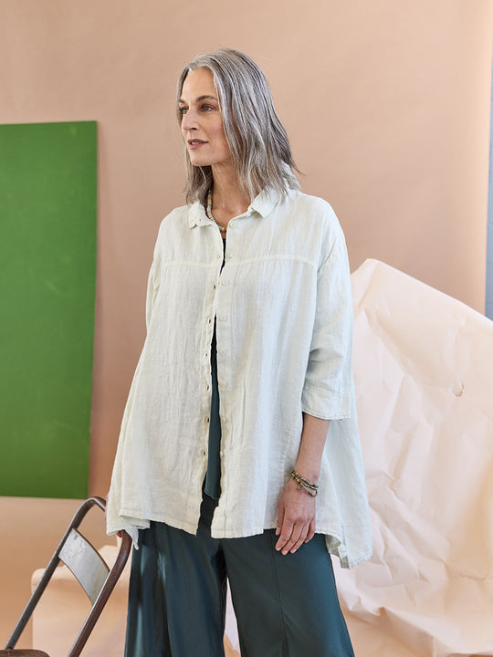 Chemisier en lin de RUNDHOLZ BLACK LABEL