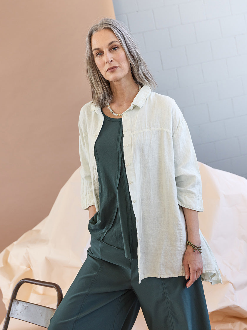 Chemisier en lin de RUNDHOLZ BLACK LABEL