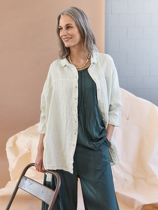 Chemisier en lin de RUNDHOLZ BLACK LABEL