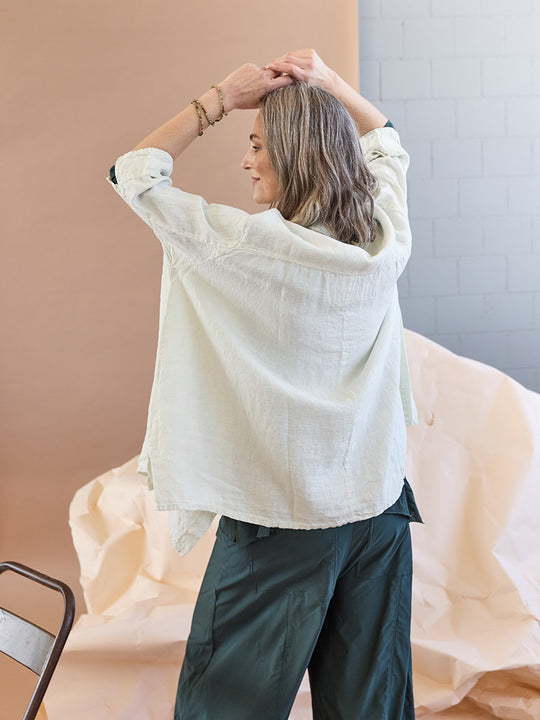 Chemisier en lin de RUNDHOLZ BLACK LABEL