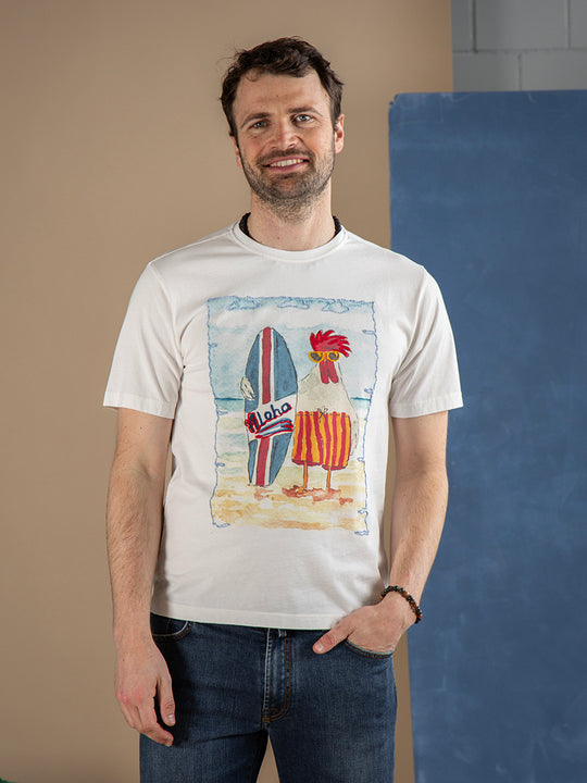 T-shirt «Ricamo Gallo» de KOON