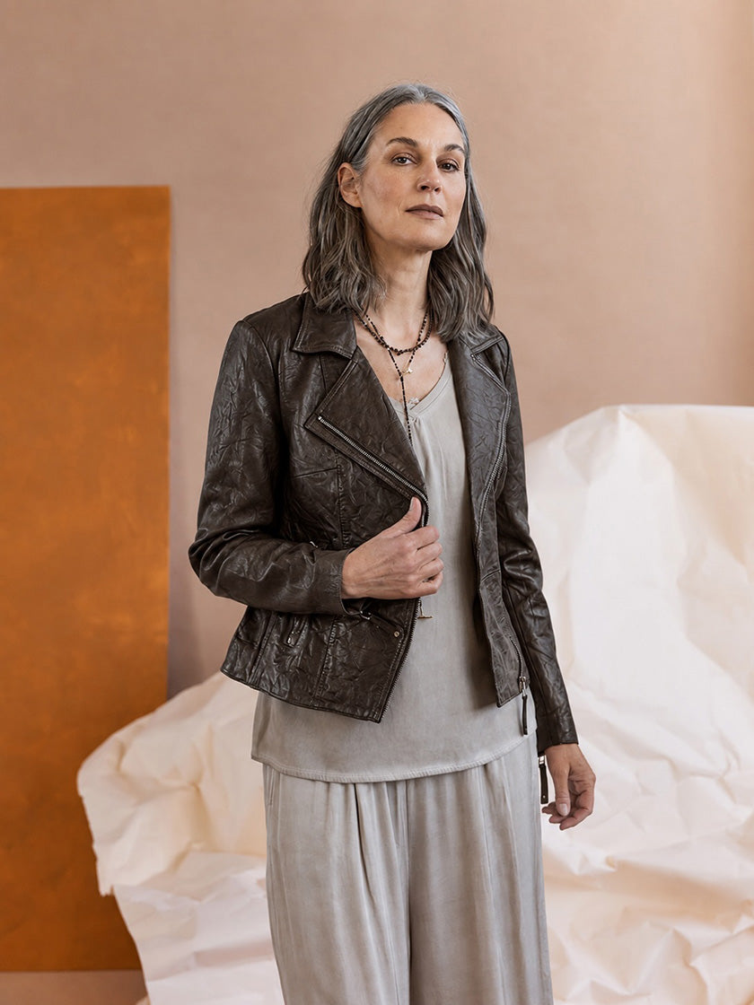 Lederjacke «Bijou» von FREAKY NATION
