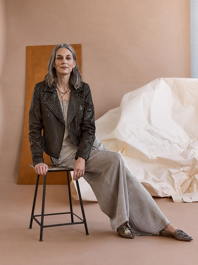 Lederjacke «Bijou» von FREAKY NATION