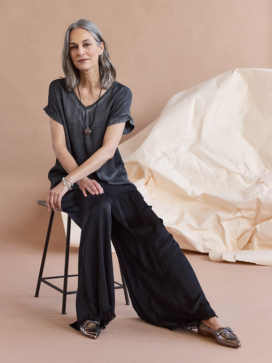 Pantalon «Palazzo» de SANCTAMUERTE