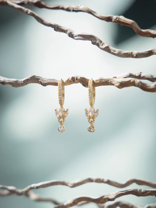 Ohrschmuck «Lotus» von CORAZON