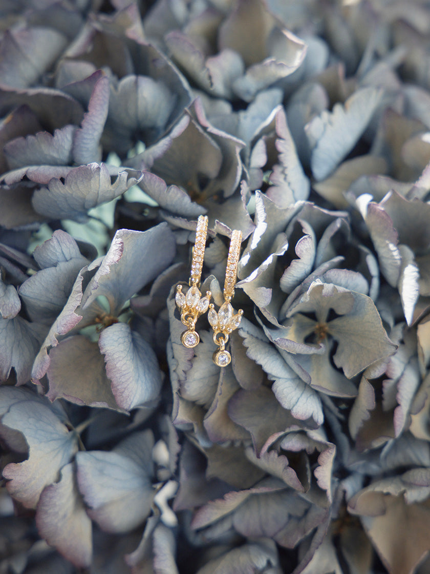 Ohrschmuck «Lotus» von CORAZON