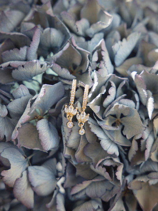 Ohrschmuck «Lotus» von CORAZON