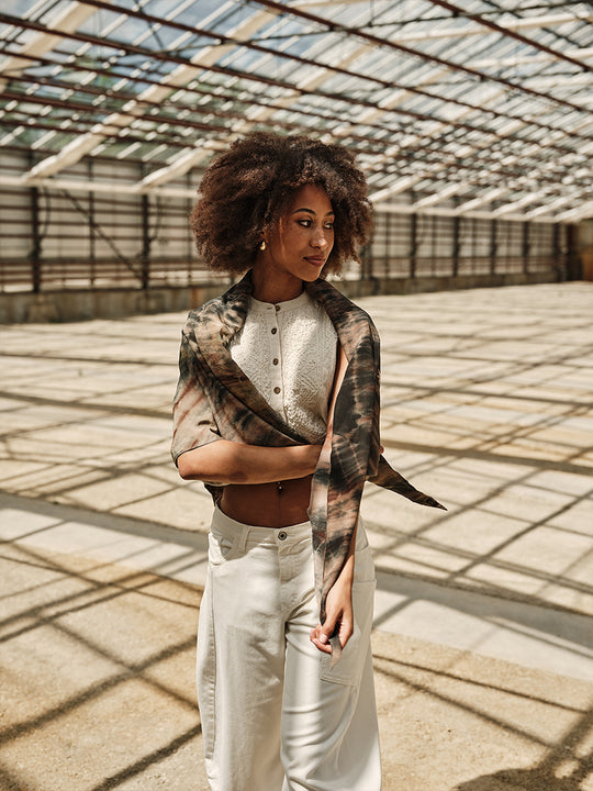 Foulard en soie « Triangle » de COFUR