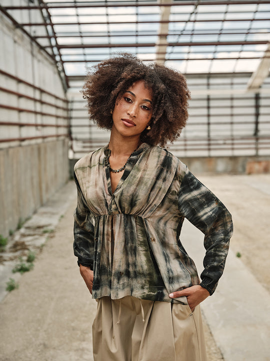 Seidenbluse «City» von COFUR