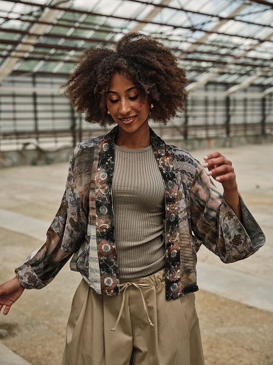 Seidenjacke «Reversible» von COFUR