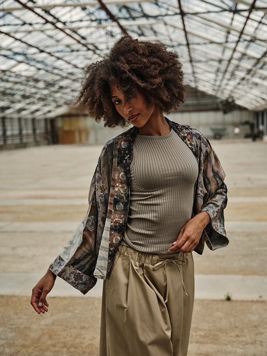 Seidenjacke «Reversible» von COFUR
