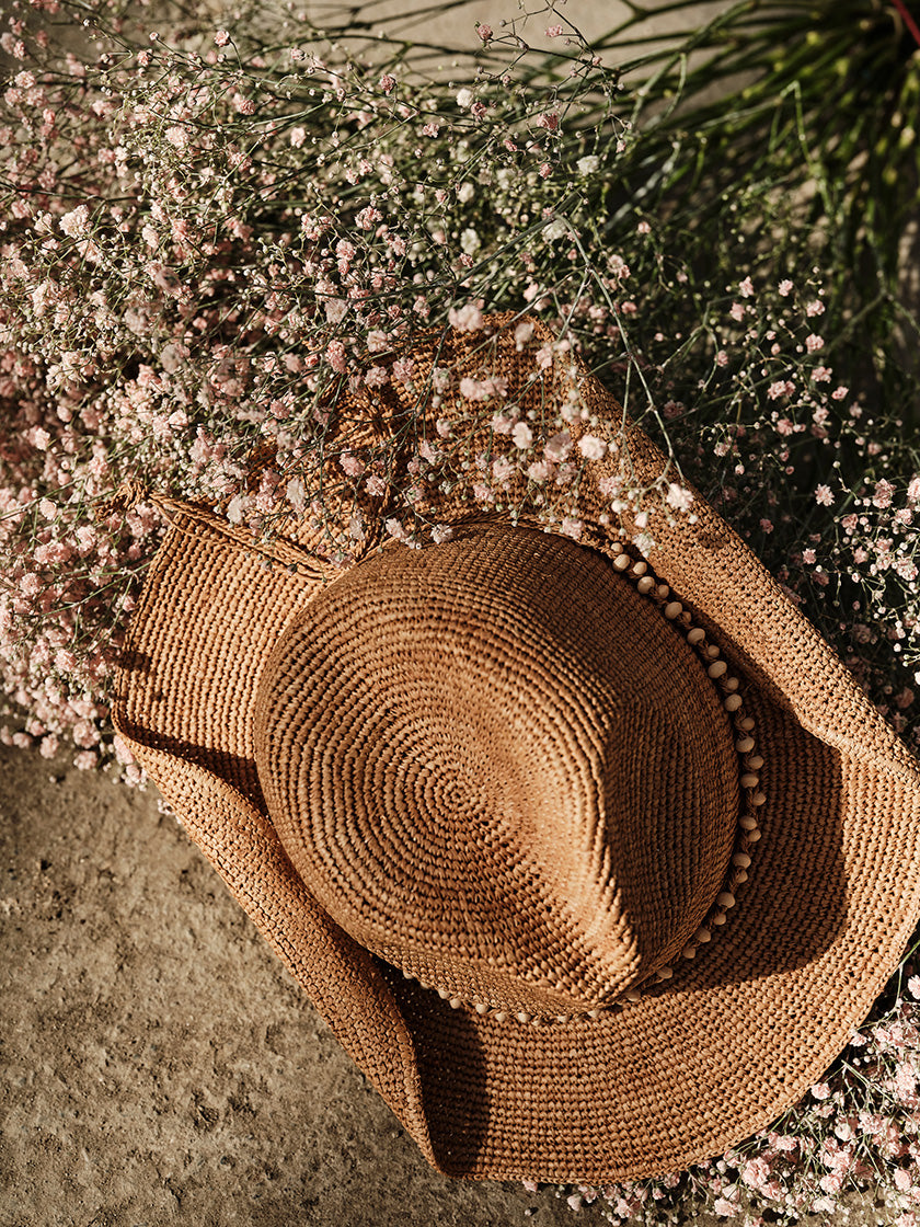 Chapeau en raphia «Summer» d'ASTRA