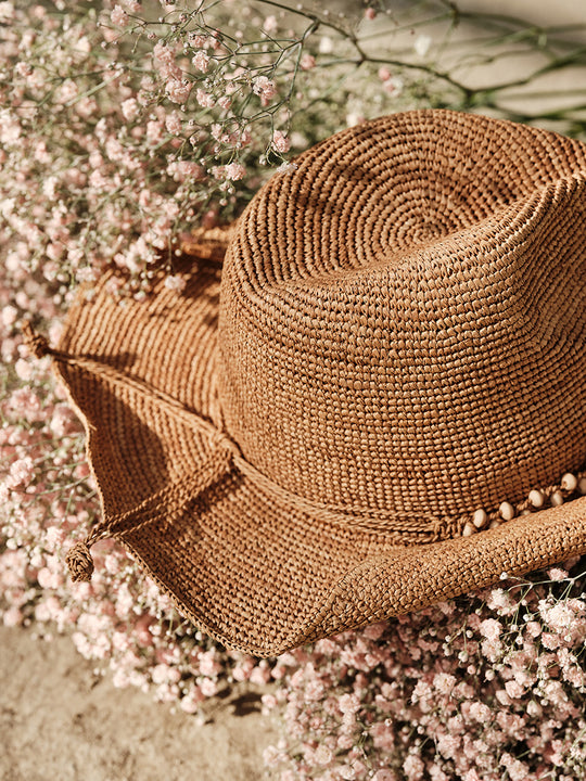 Chapeau en raphia «Summer» d'ASTRA