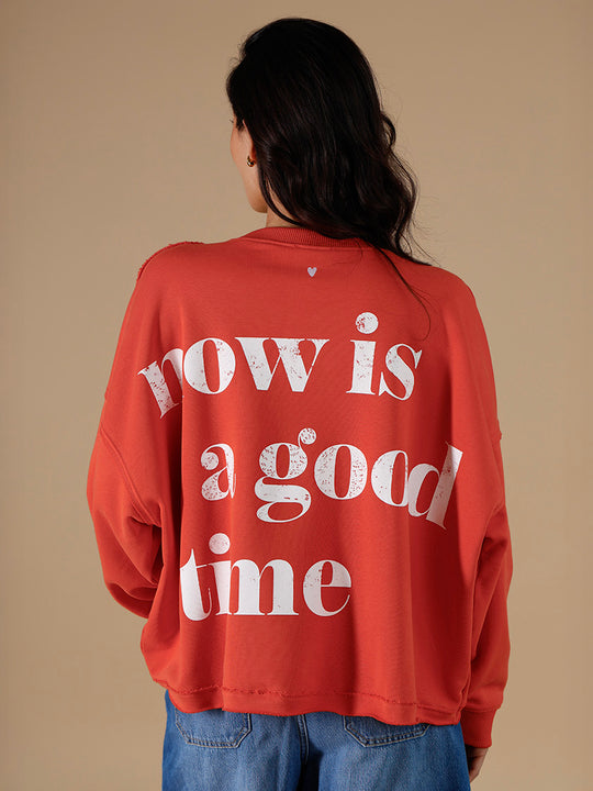 Sweatshirt «Good Time» von MYAE