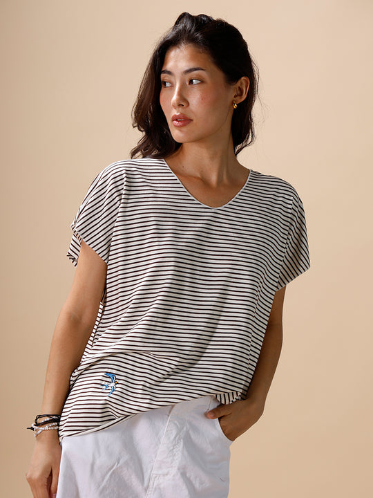 Shirt «Born to be free» von MYAE