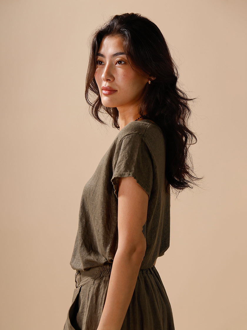 Leinenshirt von INTUITION PARIS