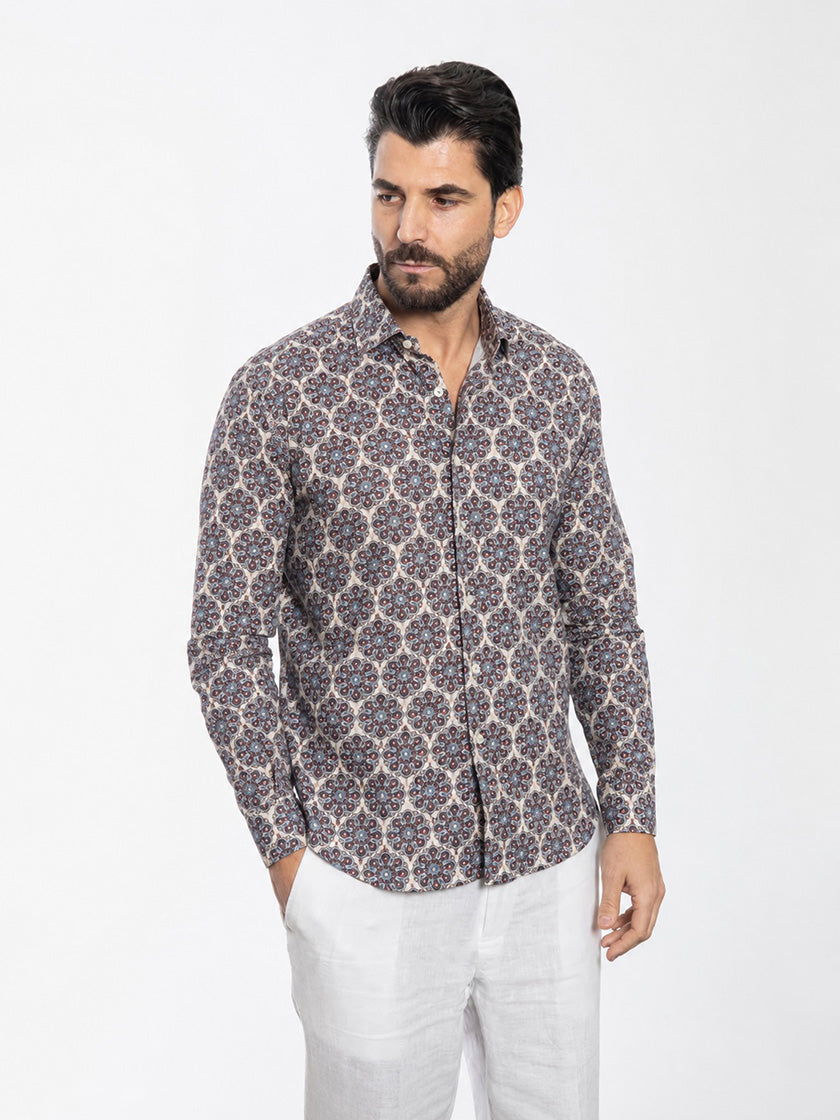 Hemd «Paisley Flower» von ALESSANDRO LAMURA