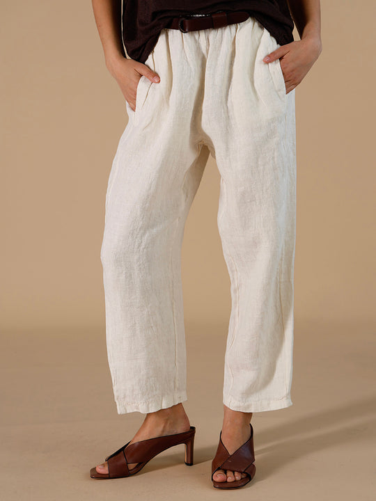 Leinenhose von INTUITION PARIS