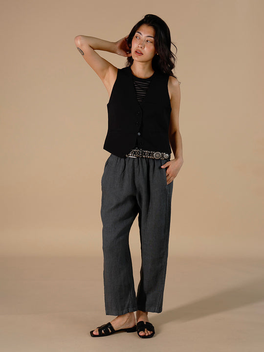 Leinenhose von INTUITION PARIS