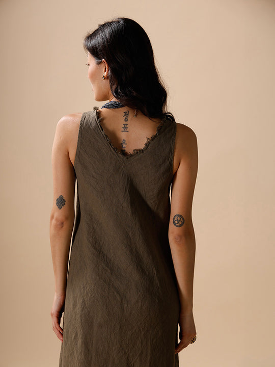Leinenkleid von INTUITION PARIS
