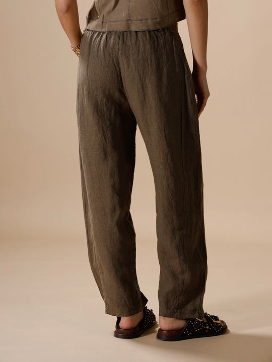 Pantalon en lin de la marque INTUITION PARIS