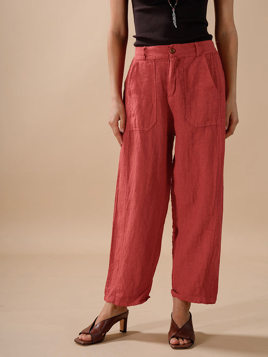 Pantalon en lin de la marque INTUITION PARIS