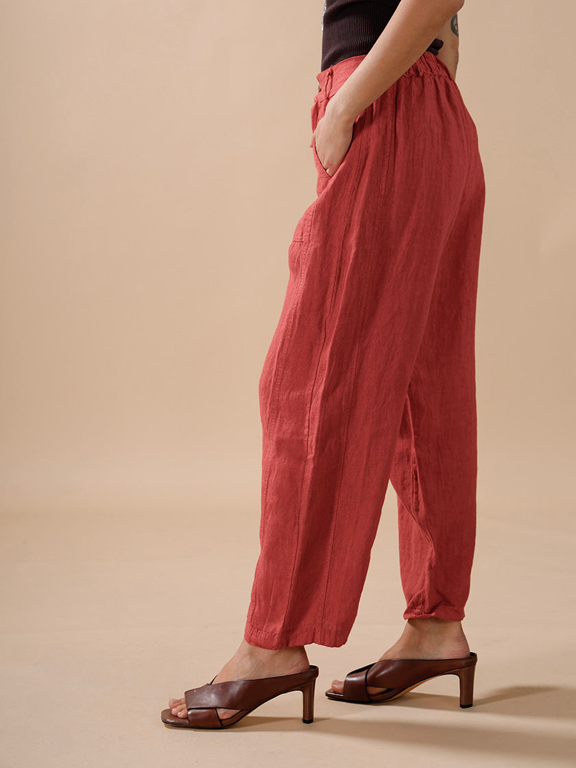 Pantalon en lin de la marque INTUITION PARIS