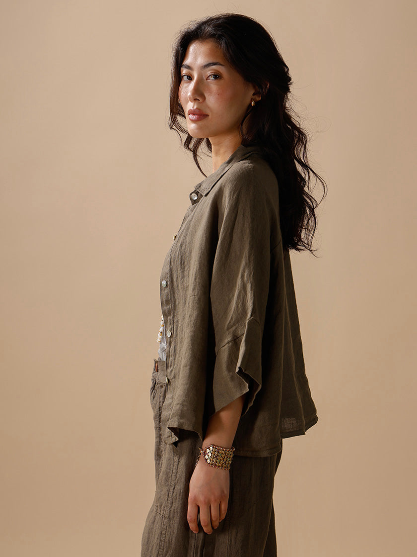 Leinenbluse von INTUITION PARIS