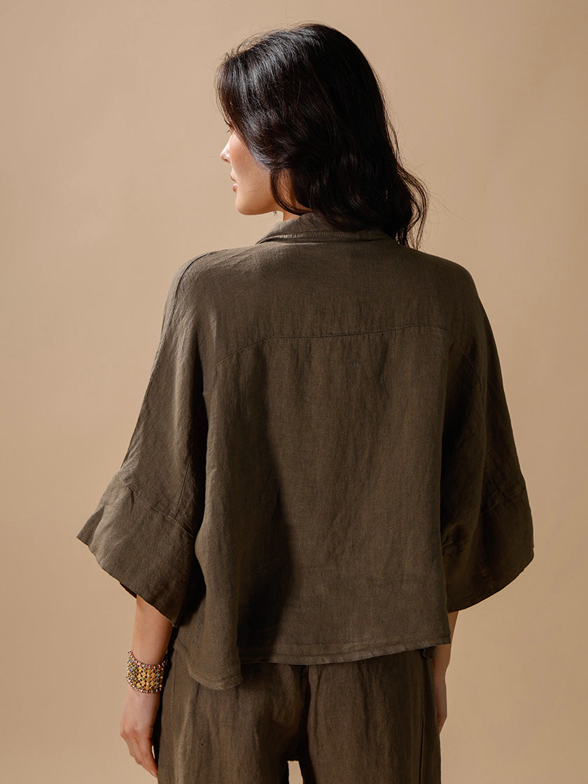 Leinenbluse von INTUITION PARIS