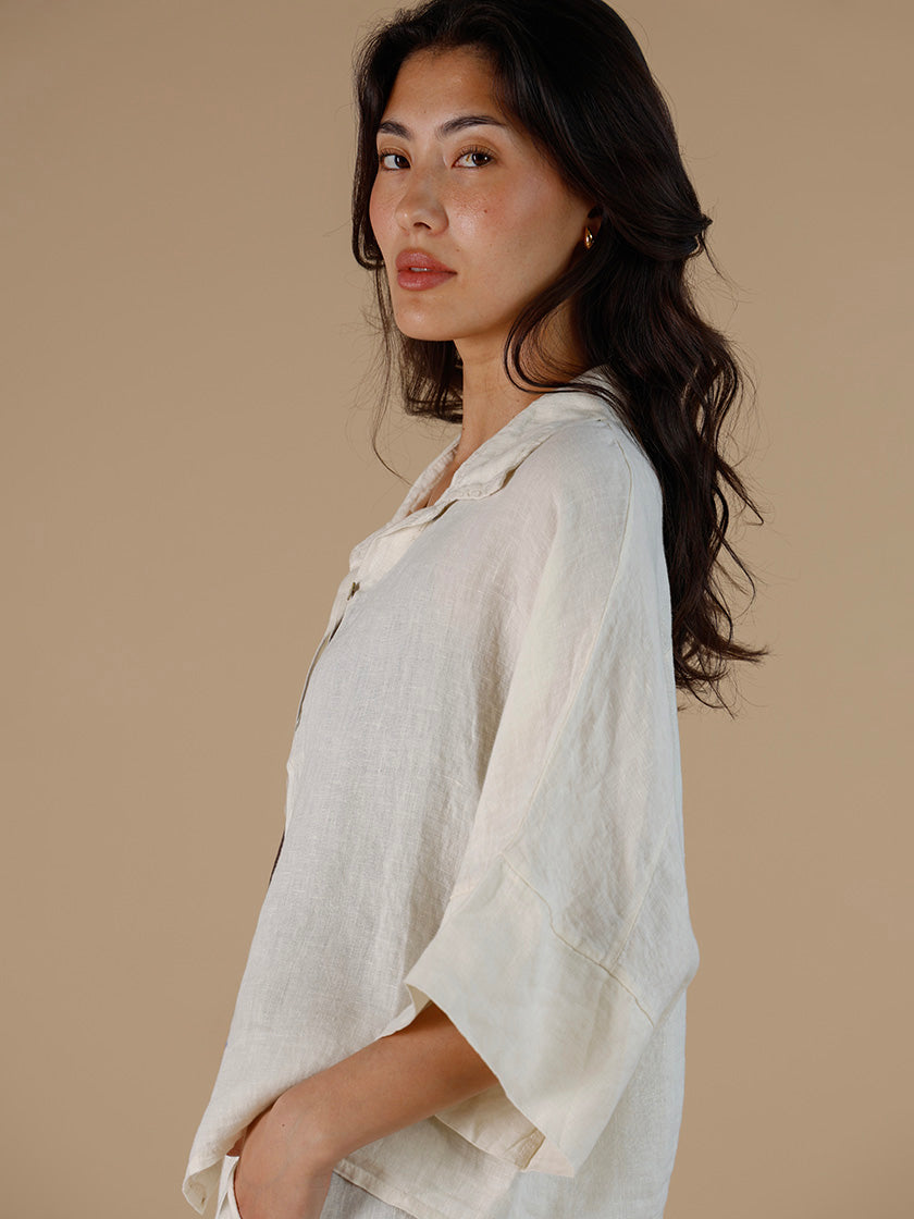 Leinenbluse von INTUITION PARIS