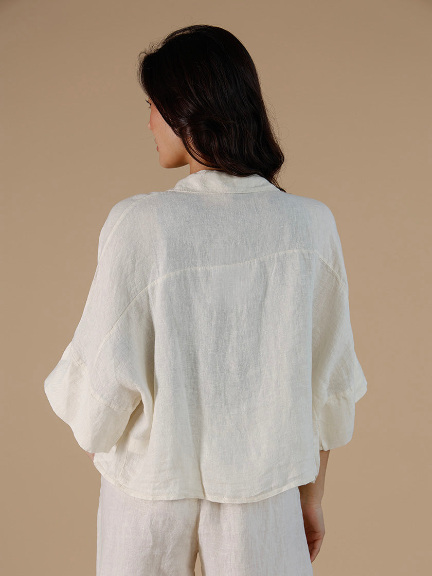 Leinenbluse von INTUITION PARIS
