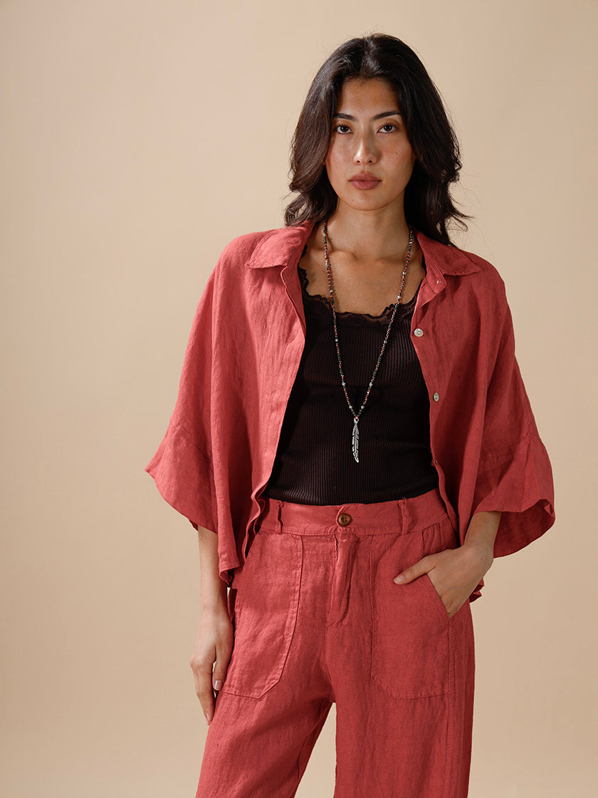 Leinenbluse von INTUITION PARIS