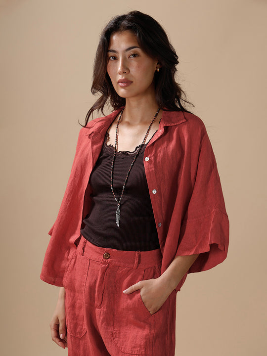 Leinenbluse von INTUITION PARIS