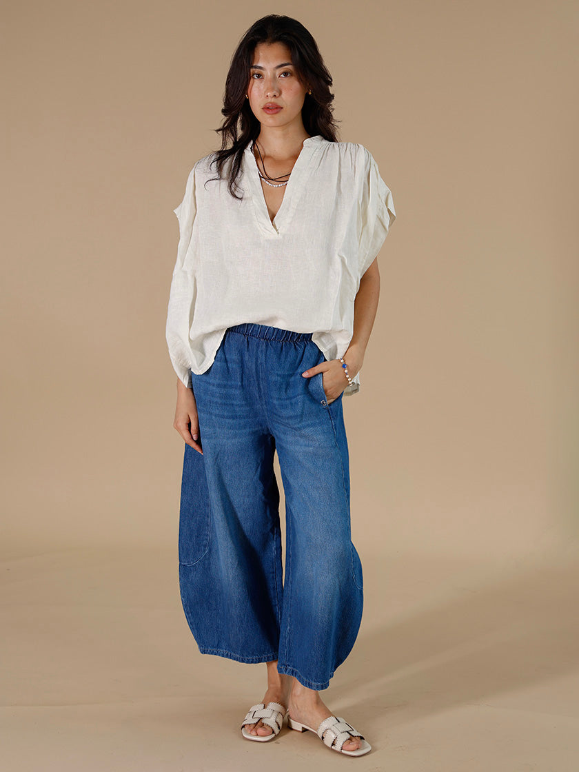 Leinenbluse «KA» von INTUITION PARIS