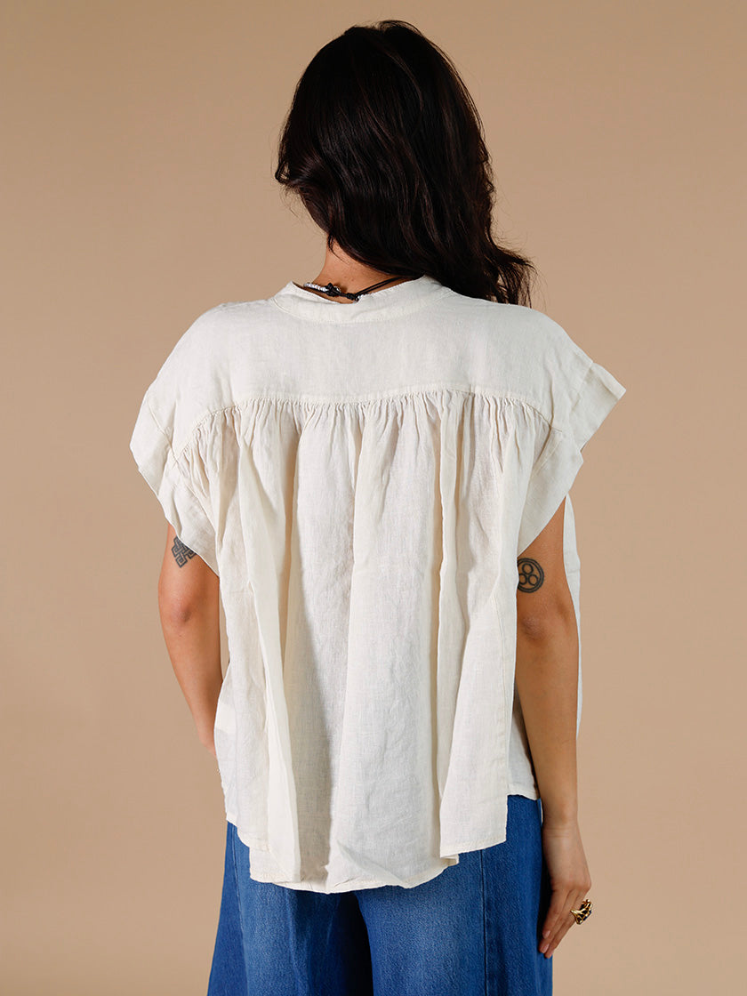 Leinenbluse «KA» von INTUITION PARIS