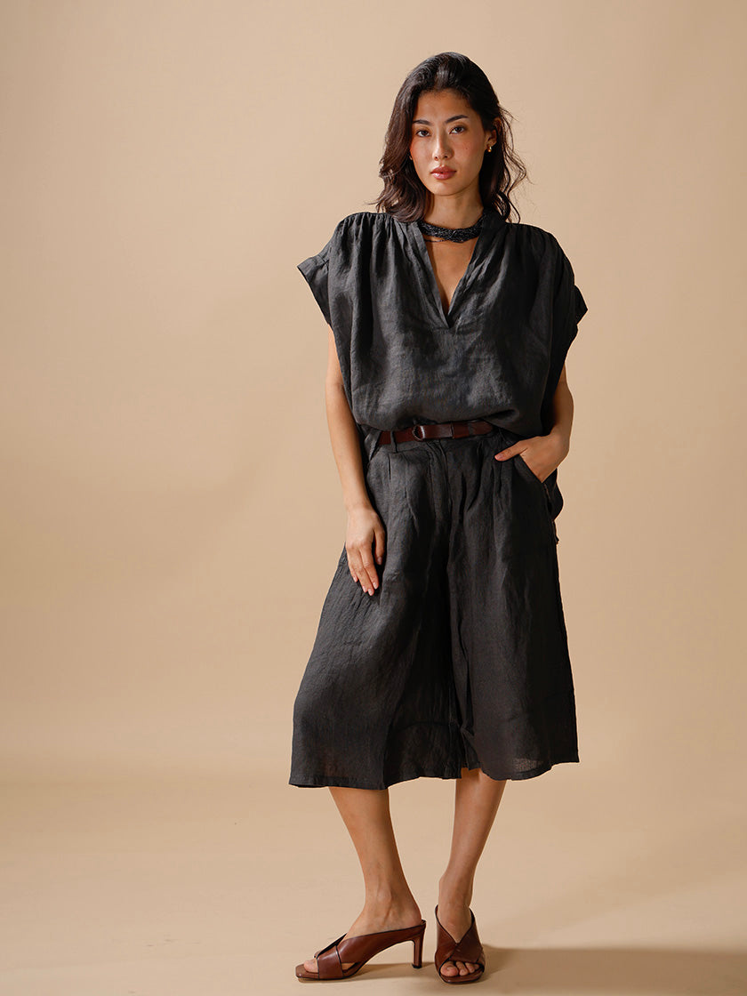 Leinenbluse «KA» von INTUITION PARIS